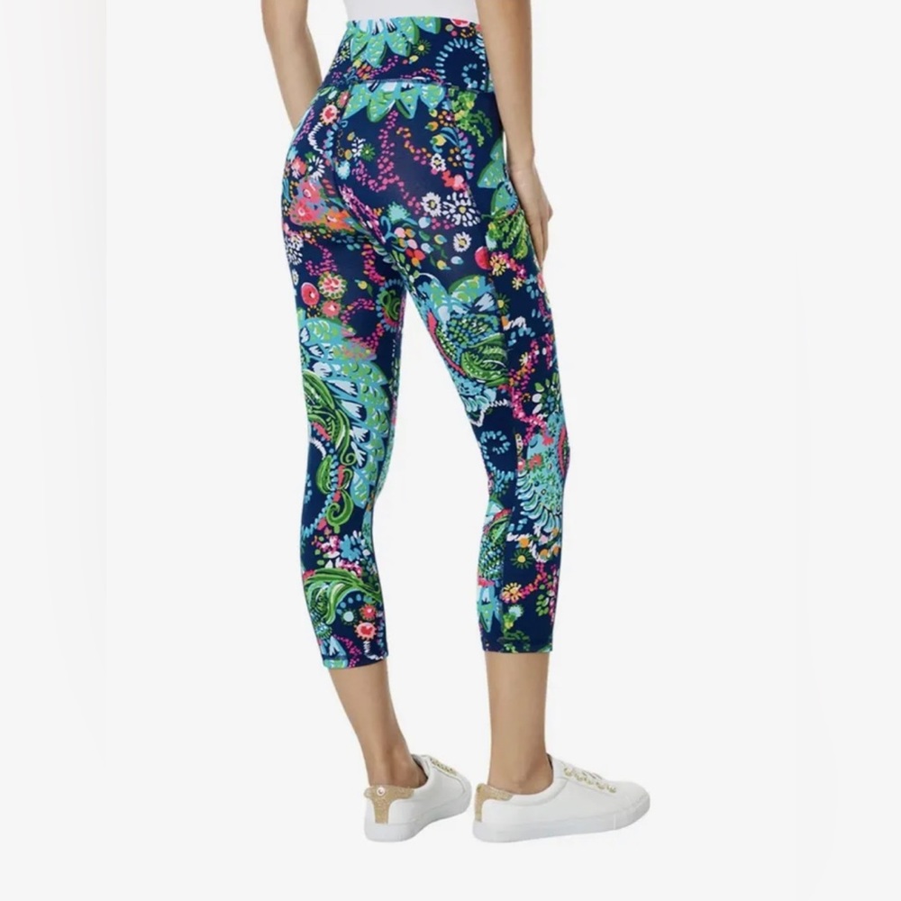 Lilly Pulitzer High Rise Luxletic Take Me to the Sea Leggings